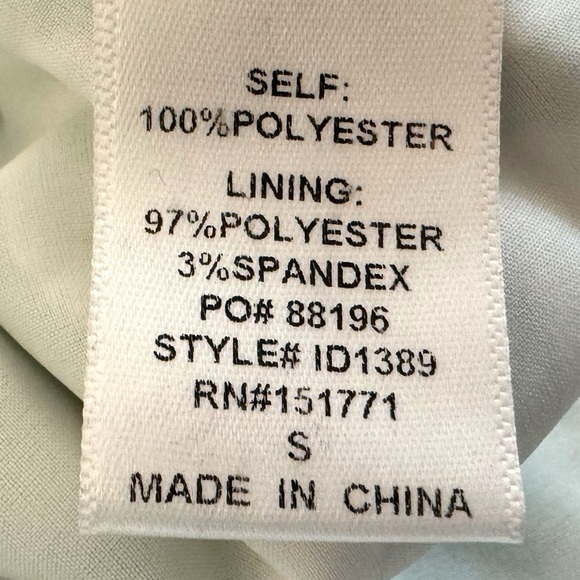 New LE LIS Collection Green Zebra Resort Dress Sleeveless Spaghetti Women’s Sz S - Picture 10 of 12